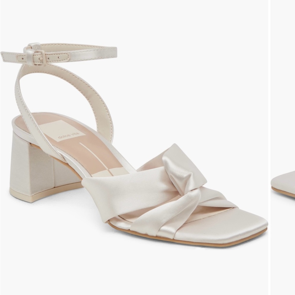 DV by Dolce Vita Cream Heeled Sandals